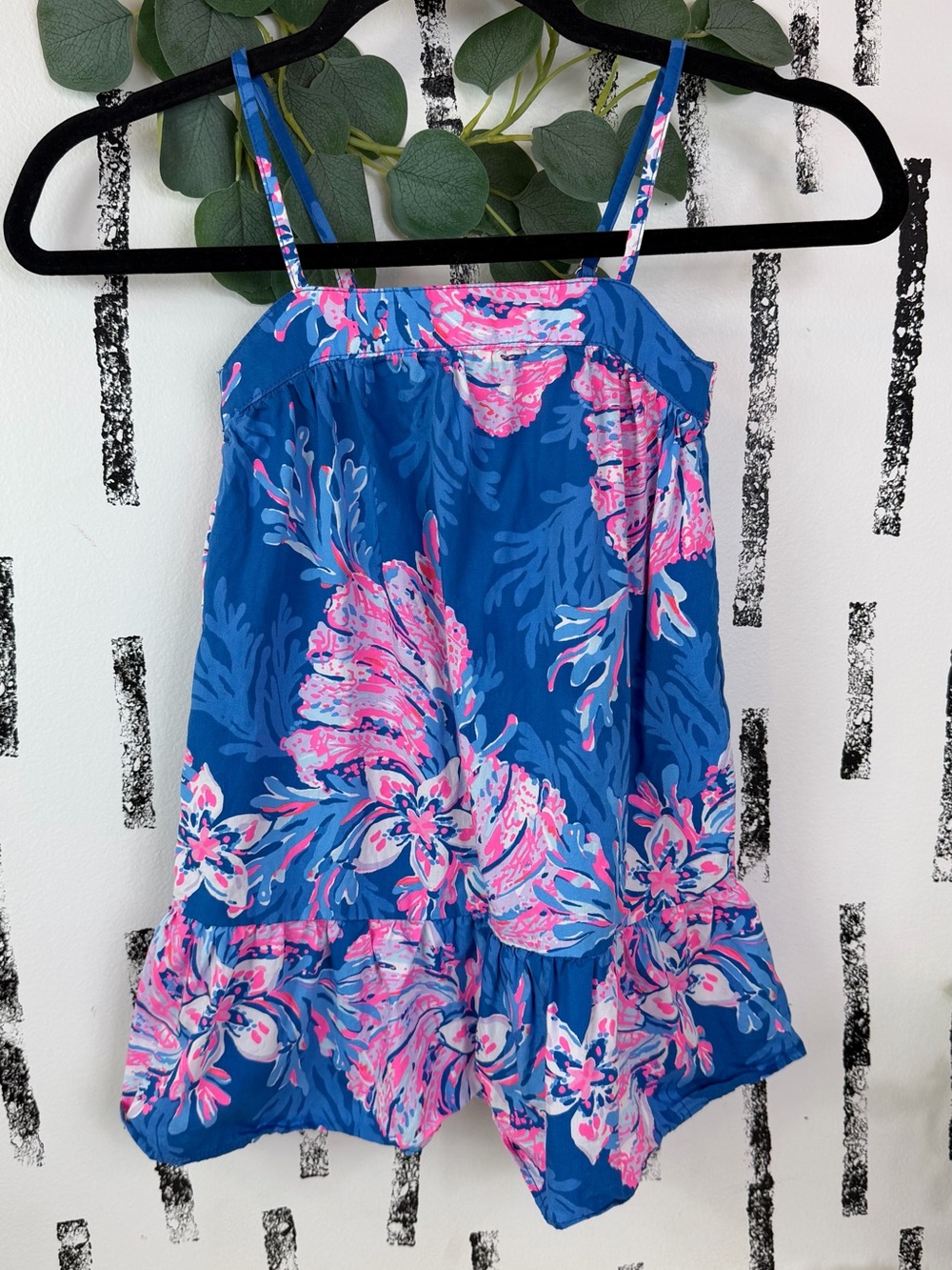 Lilly Pulitzer Girls Mini Alessia Dress Multi Bahamian Rhapsody Size Small